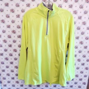 Running Shirt Bright Yellow Green